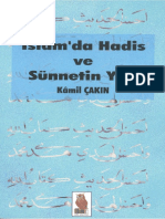 Kamil Çakın - İslam'Da Hadis Ve Sünnetin Yeri