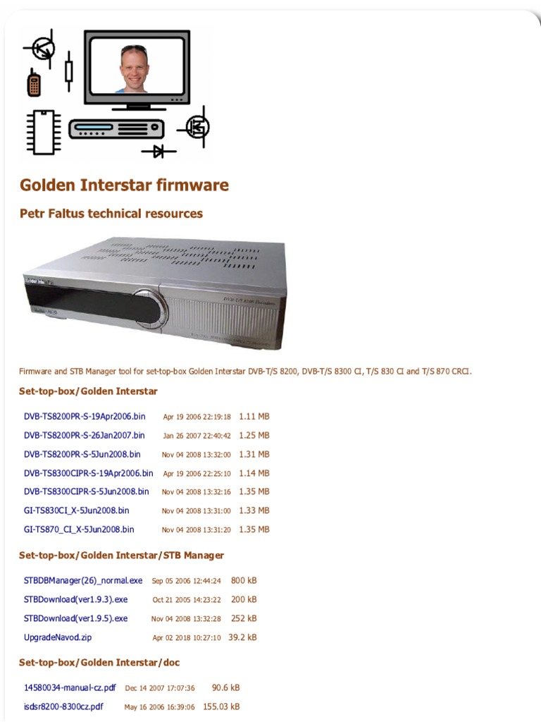 Golden Interstar Firmware - Petr Faltus Technical Resources | PDF ...