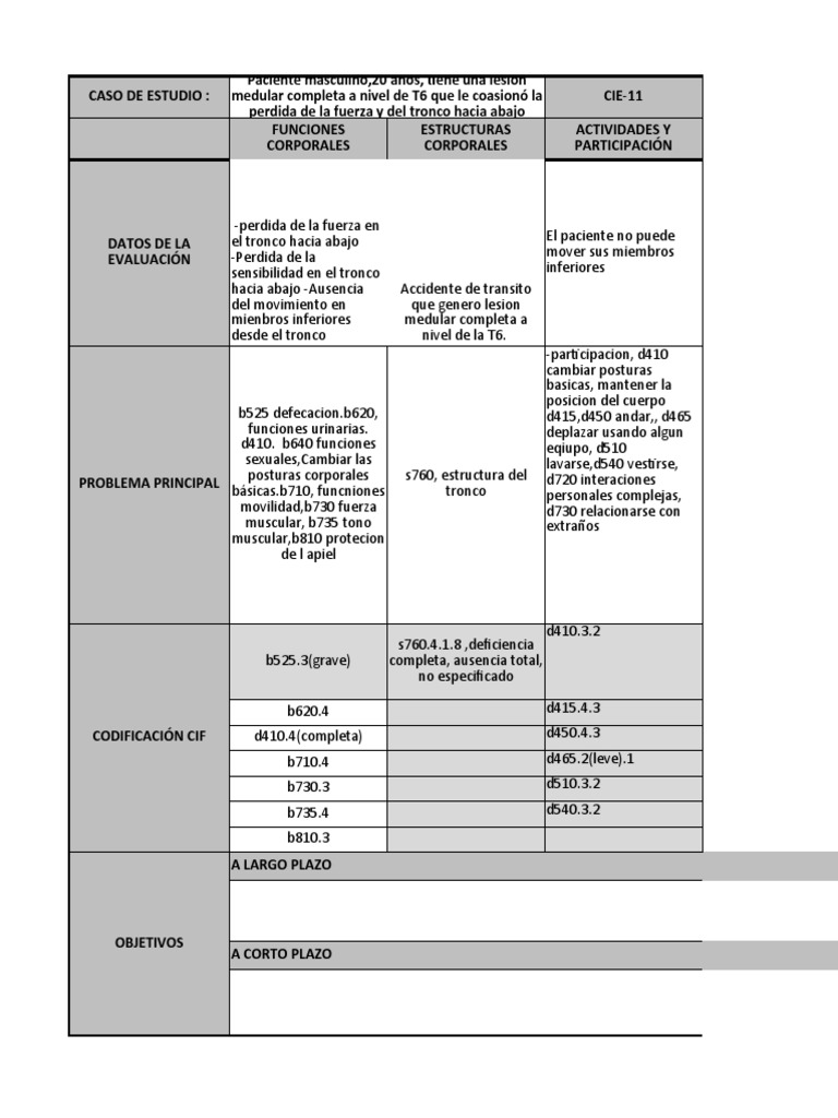 Actividad Clase 7 - Ficha de Organización de Datos CIF | PDF | Medicina ...