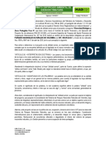 Certificado ambiental de exención tributaria para proyecto de áreas protegidas