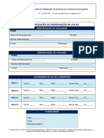 ADD Calendarizacao de Aulas Assistidas