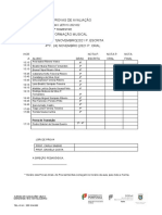 CMF - FM 4º Grau B - CALENDÁRIO PROVAS