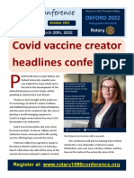 Covid Vaccine Creator Headlines Conference