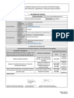 Evaluacion, Seguimiento y Evaluacion Etapa Productiva