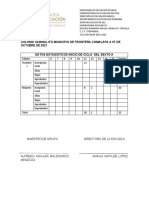 Estadistica Sexto A