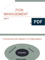 Operation Management - Unit 1