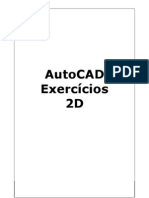 Exercícios de AutoCAD 2D e 3D