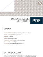 Ingeniería de Métodos