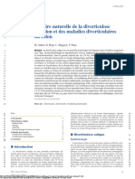 Histoire Naturelle de La Diverticulose Du Côlon Et Des Maladies Diverticulaires Du Côlon