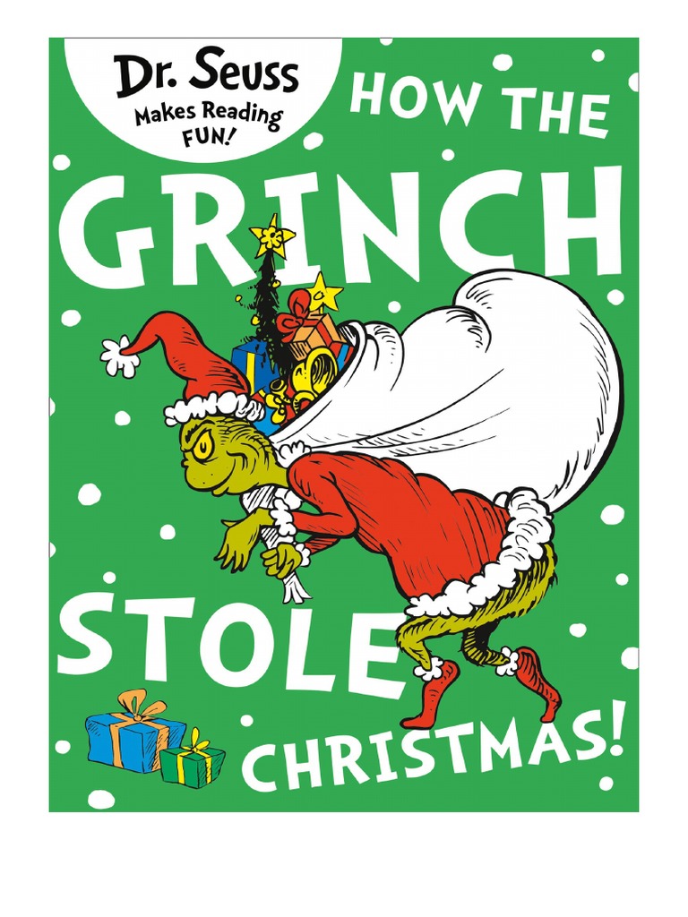 How The Grinch Stole Christmas DR Seuss | PDF