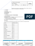 Estandar Subterraneo Nomenclatura de Labores