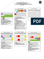 Calendário Dos Cursos Técnicos Concomitante. Subsequente