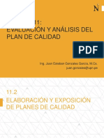 11B Elaboración y Exposicion de Planes de Calidad 1016