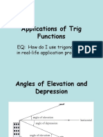 Trig applications for real-life problems