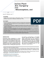 Comprehensivepost Orthognathicsurgery Orthodontics: Complications, Misconceptions, and Management