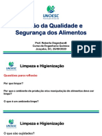 Aula 8 - Higienização e Sanitização 1