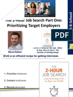 MBA Get-Hired Boot Camp (Webinar #2 of 10) The 2-Hour Job Search Part One: Targeting Employers & Finding Contacts