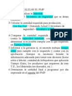 Pasos para Realizar El PMP