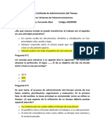 Practica Calificada de Administración Del Tiempo 21 07 2021