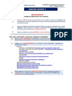 Formación docente 2021 - Sesión 1 agenda, materiales e instrucciones