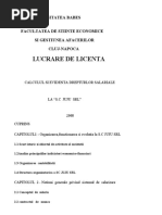 Lucrare licenta salarii