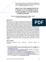Daniel et al.  2020 - Development of Collaboration in Planning_ What Can Construction Project Management Learn From Other Fields_ (1)