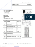 Isc N-Channel MOSFET Transistor 2SK1916: INCHANGE Semiconductor Product Specification