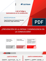 Prevención de La Fatiga y Somnolencia