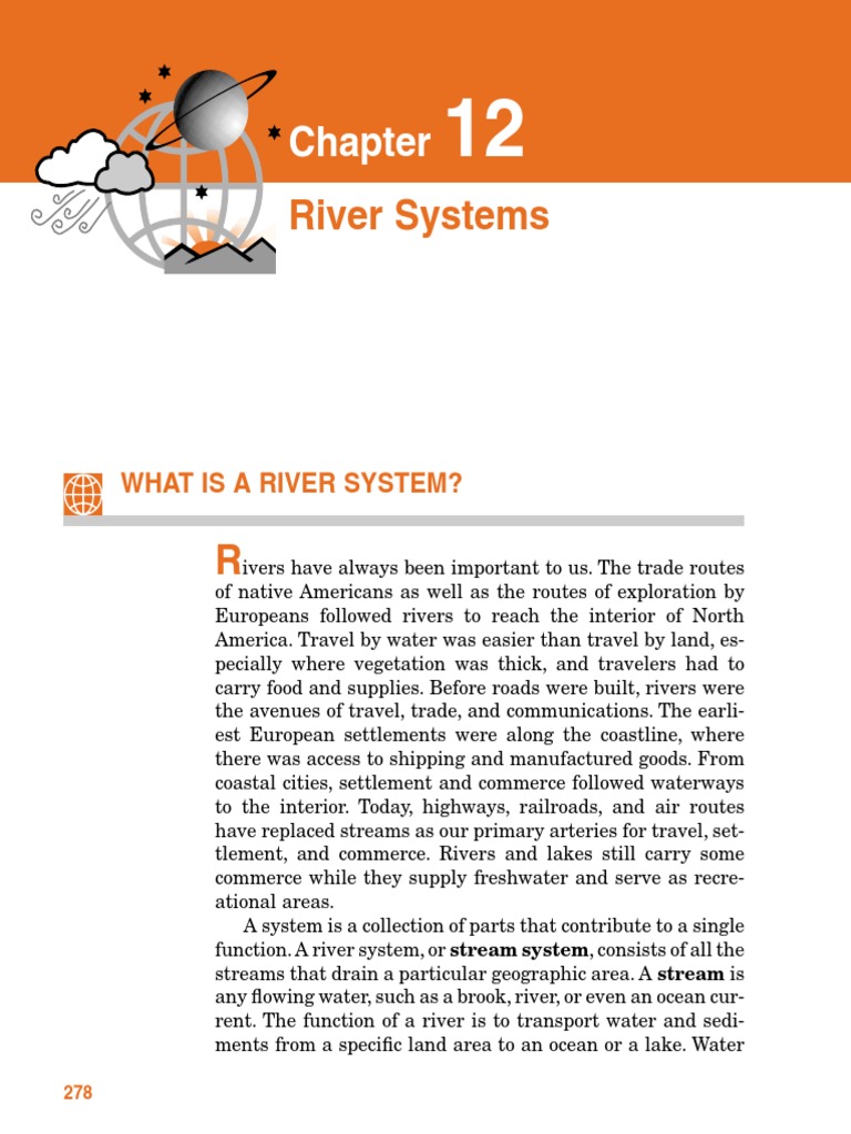 CH 12 River Systems | PDF | Drainage Basin | River