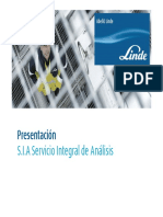 Presentación S.I.A Servicio Integral de Análisis - Abelló Linde