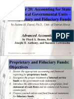 Chapter 20: Accounting For State and Local Governmental Units - Proprietary and Fiduciary Funds