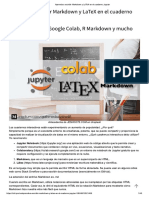 Aprenda a escribir Markdown y LaTeX