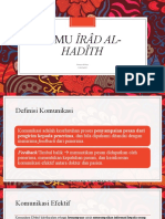 Ilmu Iradh Hadist