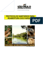 Protocolos para reabertura do Zoológico de SP e Zoo Safári