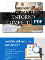 Análisis Del Entorno Competitivo: Grupo #1