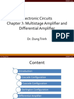 Electronic Circuits Chapter 3: Multistage Amplifier and Differential Amplifier