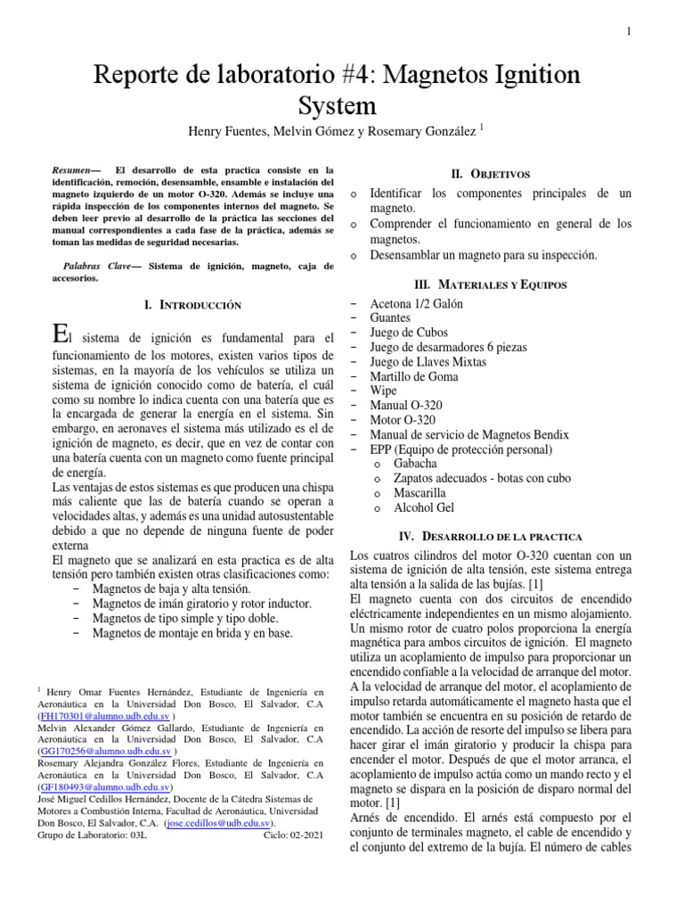 P4 Ignition System PDF Inductor Corriente eléctrica