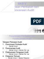 Bab 5 - Penerimaan Perikatan Dan Perencanaan Audit