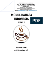 Modul Bahasa Indonesia X Teks Eksposisi Kurikulum 2013