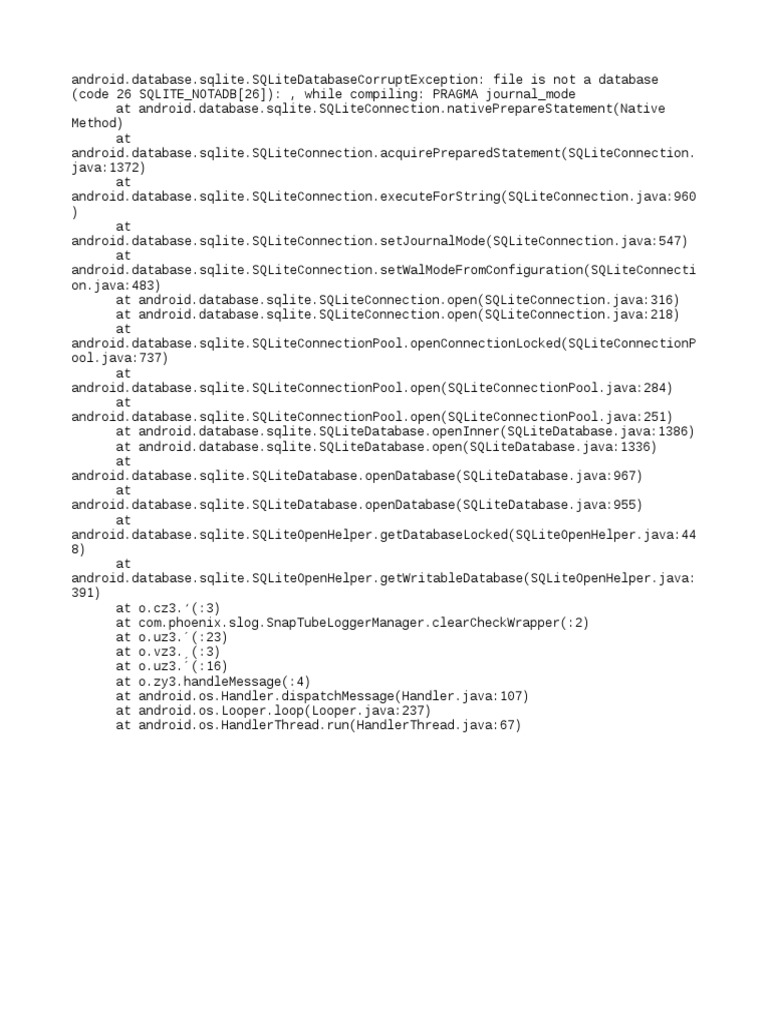 Last Crash Log | PDF | Technology & Engineering