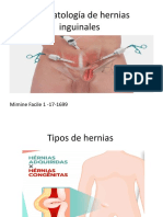 Fisiopatología de Hernias Inguinales