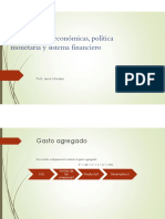 Fluctuaciones Económicas, Política Monetaria y Sistema Financiero PARTE I