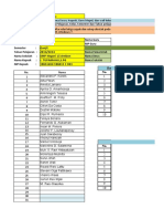 Daftar Nilai AGAMA - Kelas 7 - 2 - SMP 13