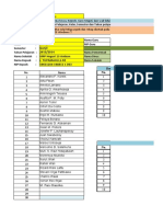 Daftar Nilai PKN - Kelas 7 - 2 - SMP 13