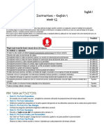 Week 12 - Indicaciones en Español - Inglés I