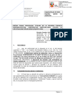 CARGO (26 OCT 2021 09 - 21 HRS) QUEJA DE DERECHO CONTRA DISP. #01-2021. CF 23-2021. Caso RAFO y Otros. Fiscalía Criminalidad Organizada