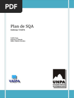 Plan de SQA