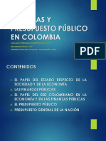 Finanzas y Presupuesto Público en Colombia- 2019