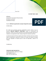 Carta Corporación Universitaria Minuto de Dios