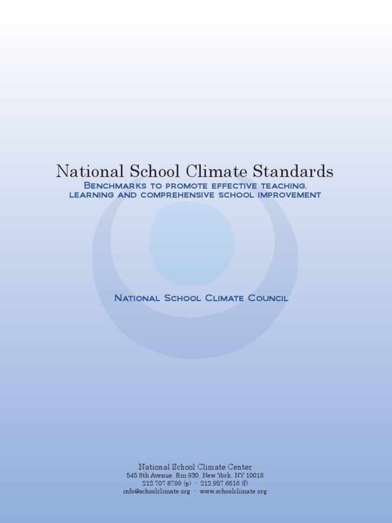 School Climate Standards | PDF | Schools | Motivational